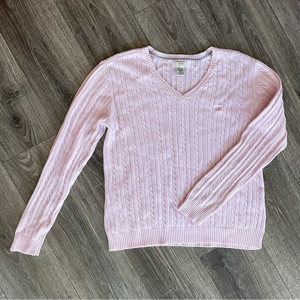 Vintage Baby Pink IZOD Sweater